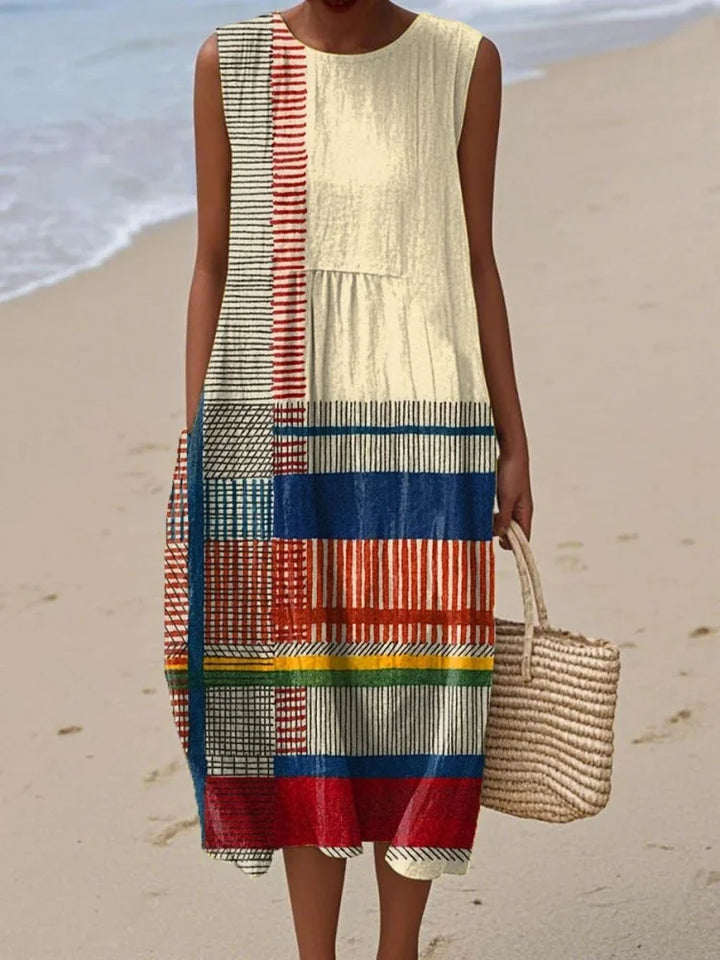 Elegant Art Midi Dress