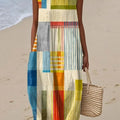 Elegant Art Midi Dress