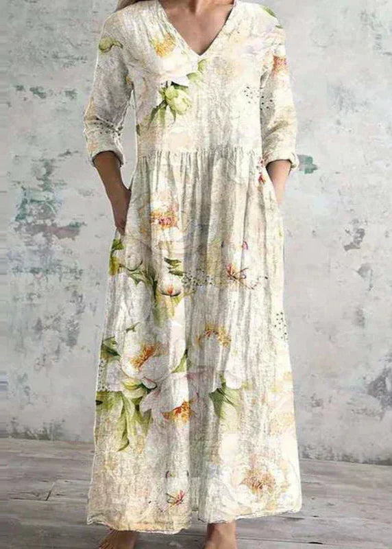 Light & Effortless Floral Dress