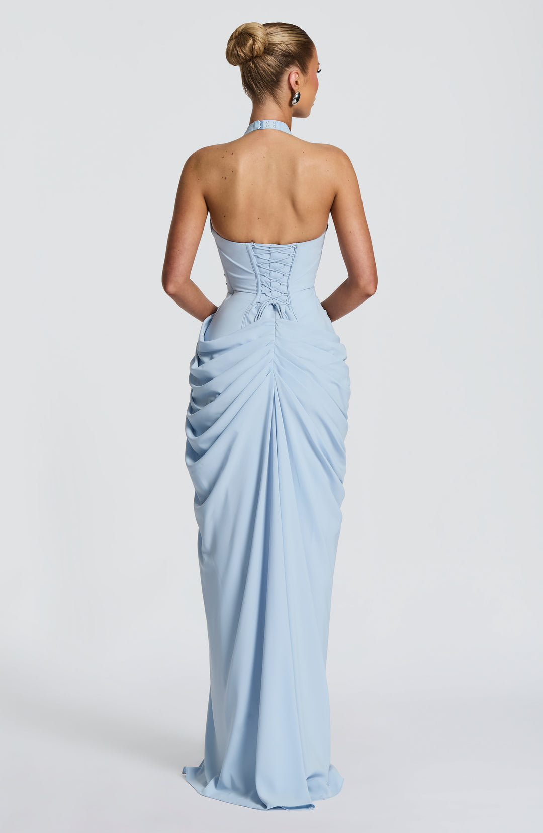 Glacier Blue Maxi Summer Dress