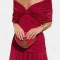 Elegant Dress With V-Neckline