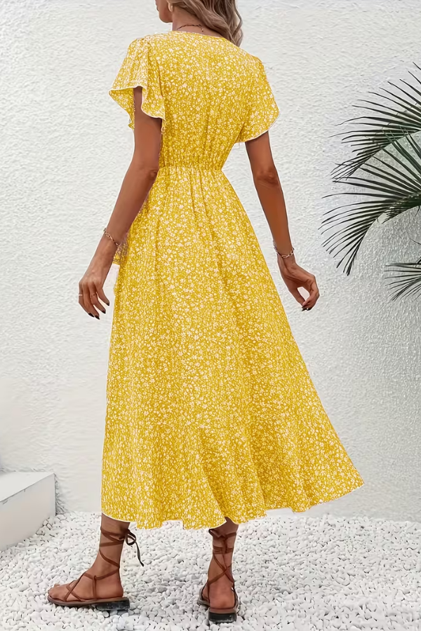 Chic Dress Silhouette Vneck