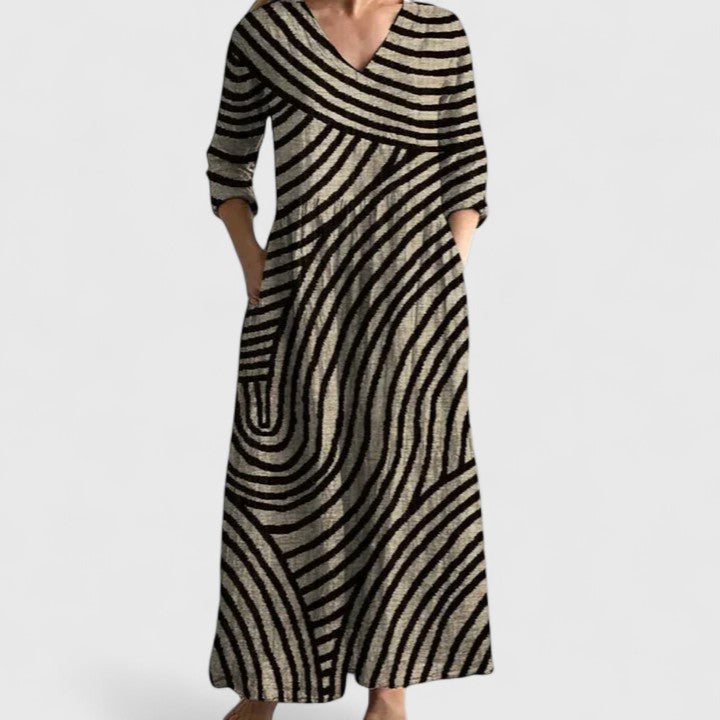 Comfortable Geometric Style Dress