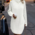 Women's Knit Dress Long Sleeve Mini | Winter Style