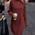 Women's Knit Dress Long Sleeve Mini | Winter Style