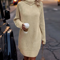 Women's Knit Dress Long Sleeve Mini | Winter Style