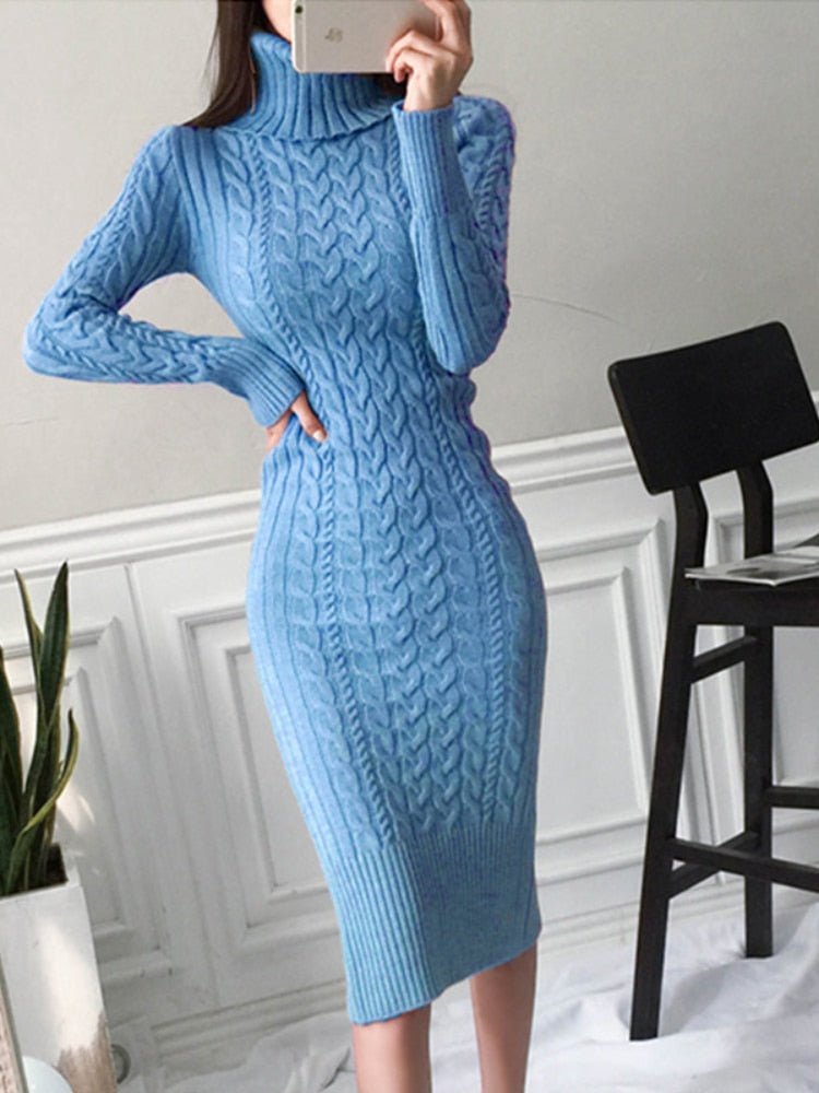 Women's Long Sleeve Knit Dress | Pattern