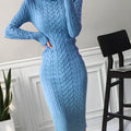 Women's Long Sleeve Knit Dress | Pattern