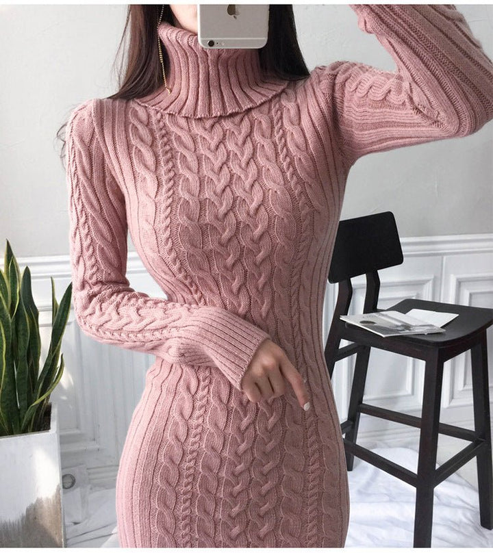 Women's Long Sleeve Knit Dress | Pattern