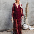 Women's Maxi Dress V-Neck Slit | Evening