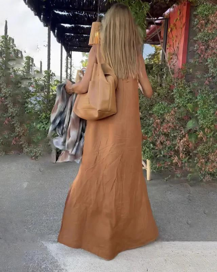 Women's Summer Dress Halter Neck Maxi | Casual Beach