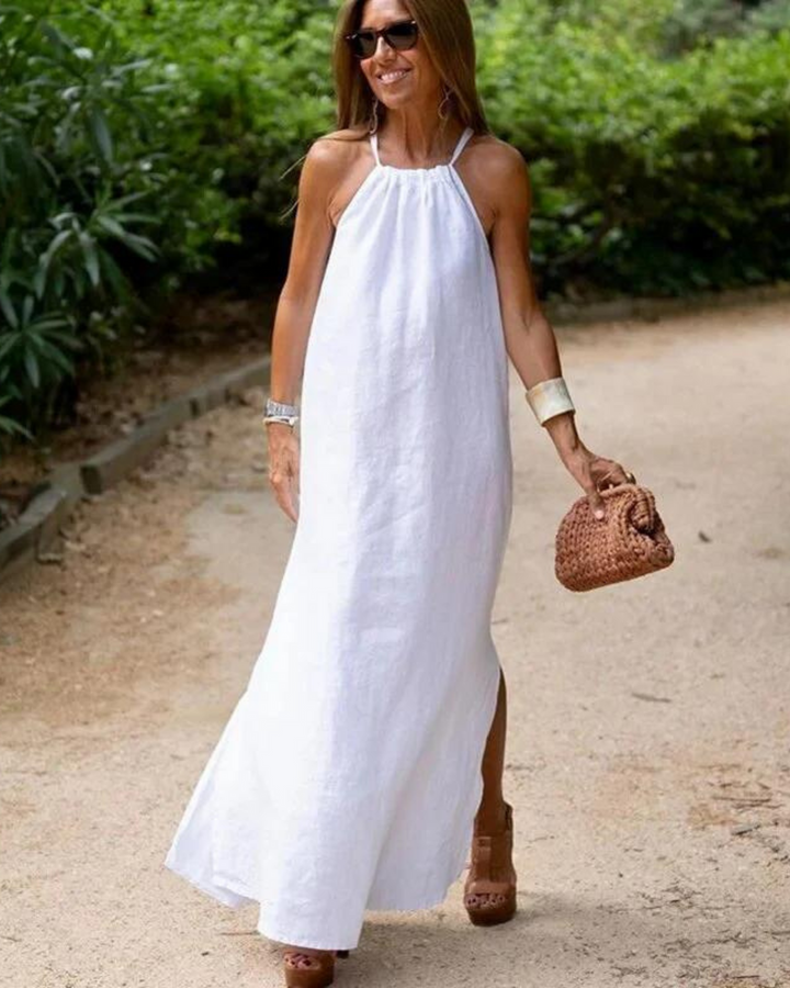 Women's Summer Dress Halter Neck Maxi | Casual Beach
