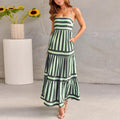 Women's Summer Dress Striped Maxi | Casual