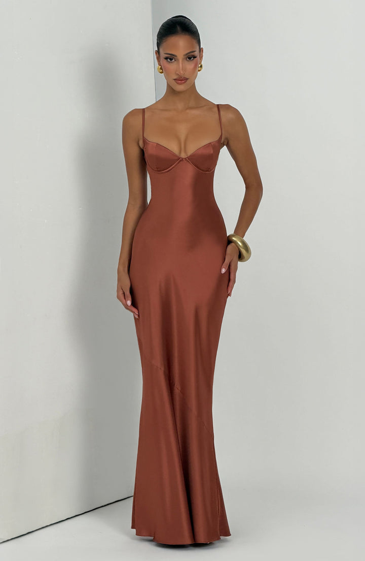 Rust Maxi Summer Dress