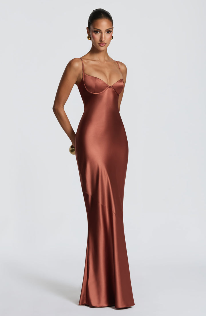 Rust Maxi Summer Dress