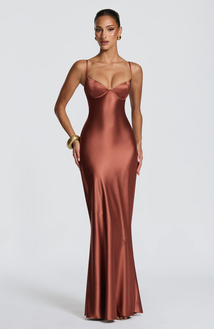 Rust Maxi Summer Dress
