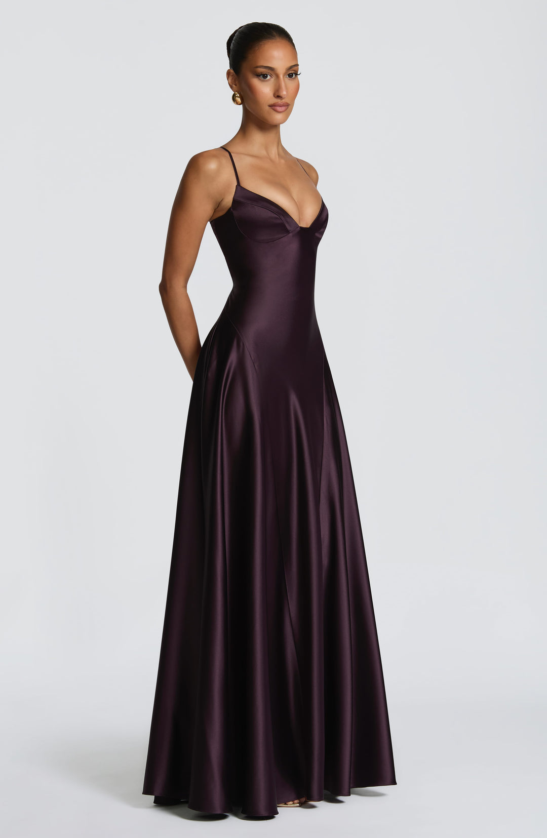 Plum Maxi Summer Dress