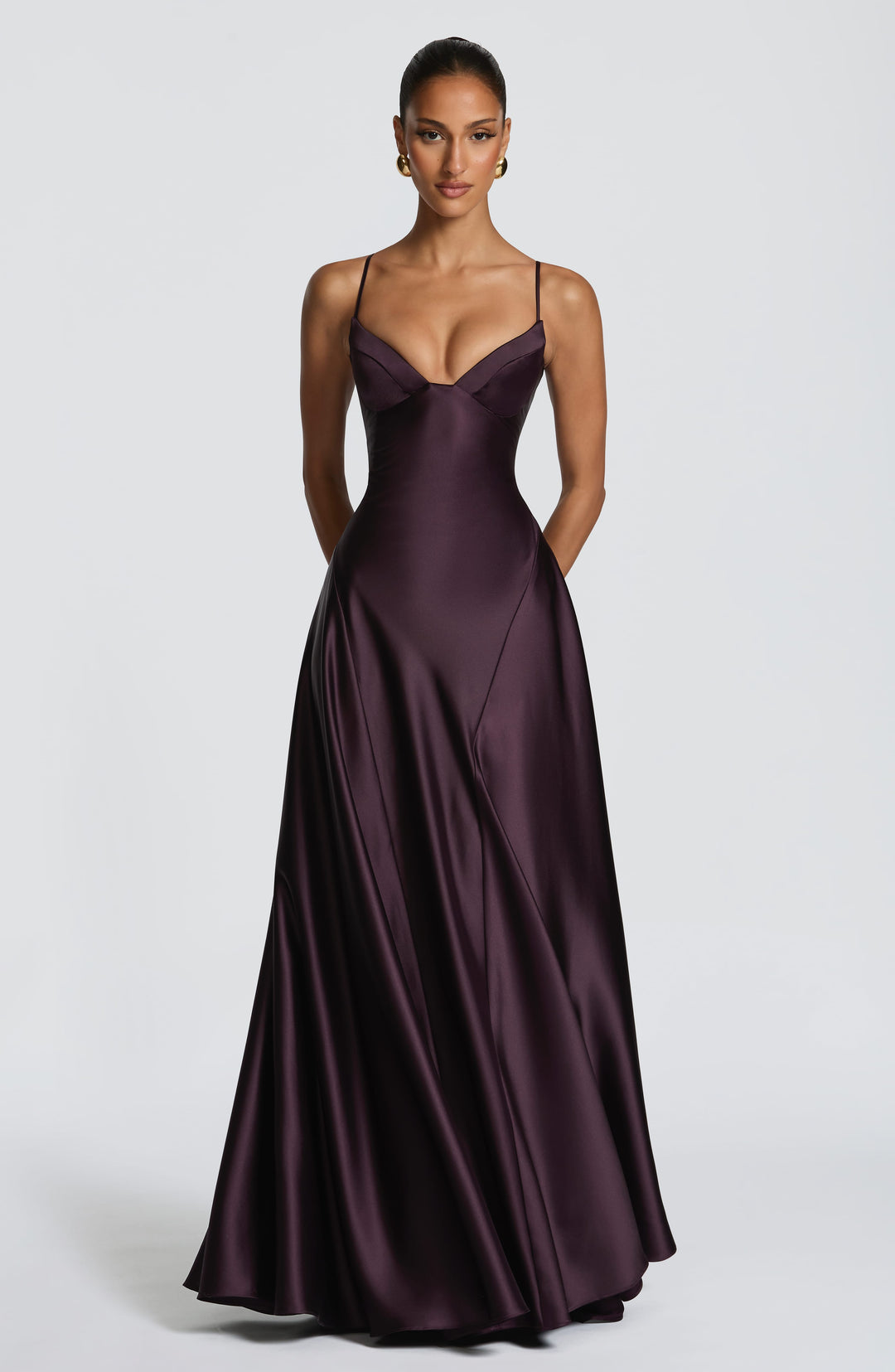 Plum Maxi Summer Dress