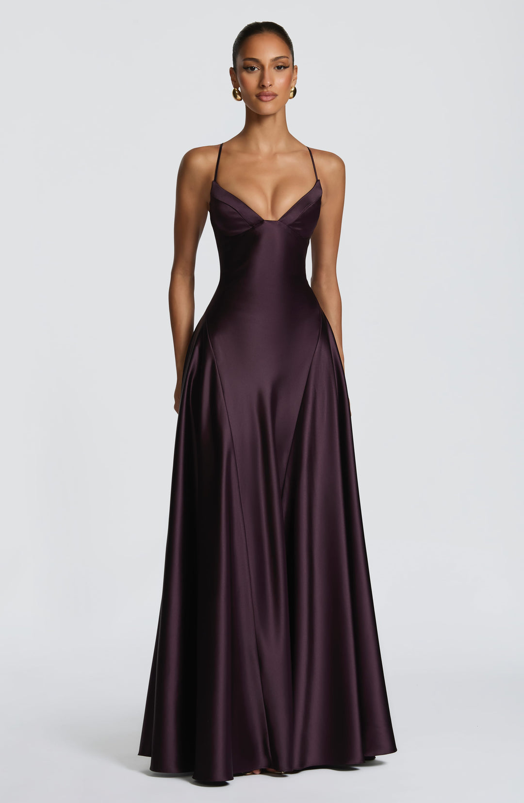 Plum Maxi Summer Dress