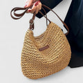 Women's Woven Straw Summer Shoulder Bag