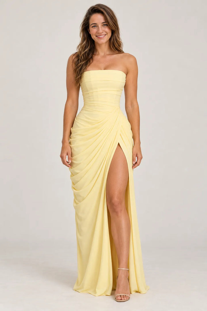 Elegant Flowing Maxi Occasion Dress