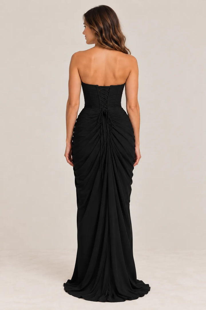 Elegant Flowing Maxi Occasion Dress