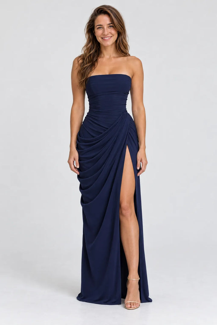 Elegant Flowing Maxi Occasion Dress