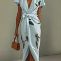 Elegant Wrap Dress