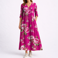 Women's Summer Floral Midi Dress