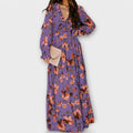 Floral Wrap Maxi Dress – Women's Casual Dress | Liora