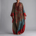 Blossom Batwing Sleeve Maxi Dress