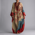 Blossom Batwing Sleeve Maxi Dress