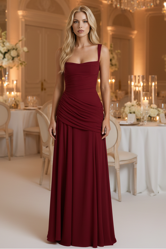 Ruched Maxi Dress