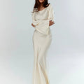 Formal Maxi Dress with Long Sleeves for Women