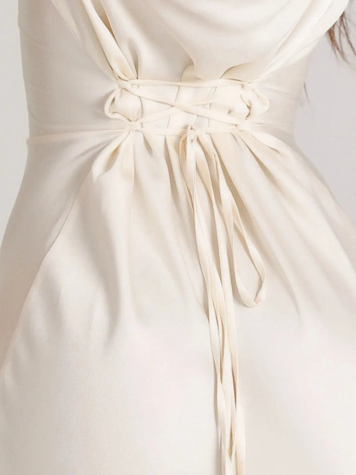 Formal Maxi Dress with Long Sleeves for Women