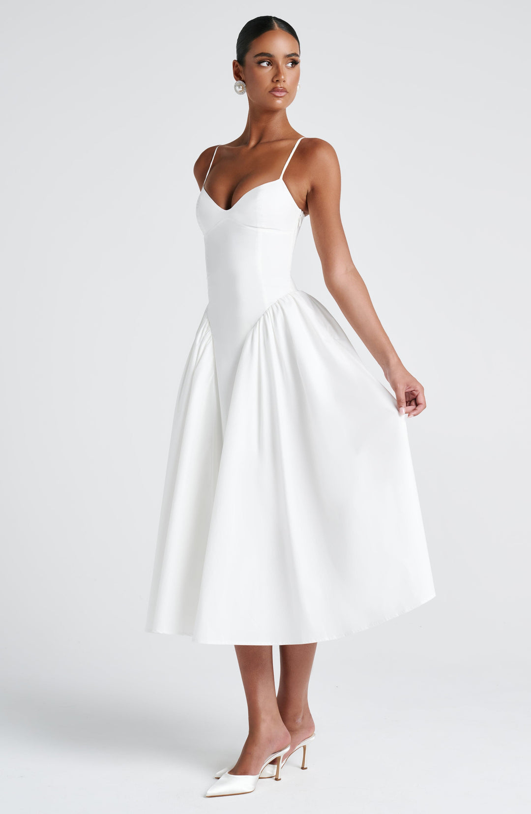 Ivory Emerson Midi Dress