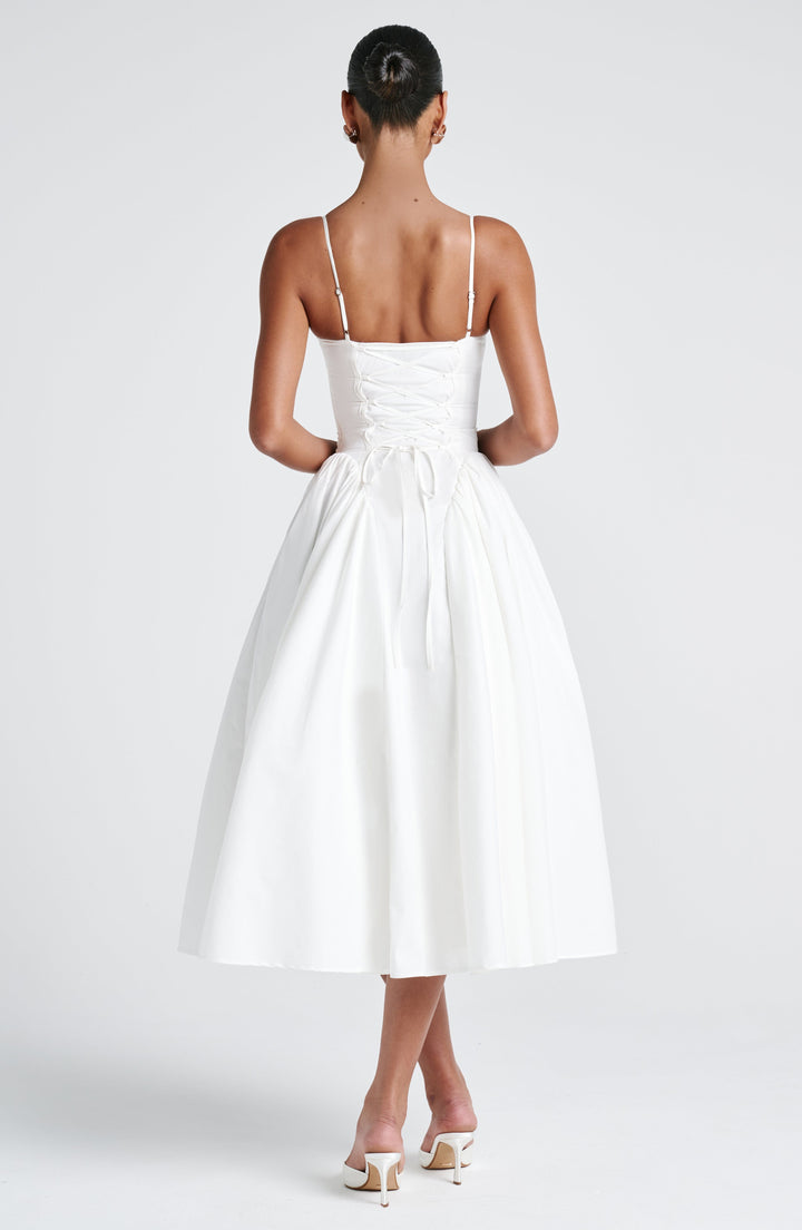 Ivory Emerson Midi Dress