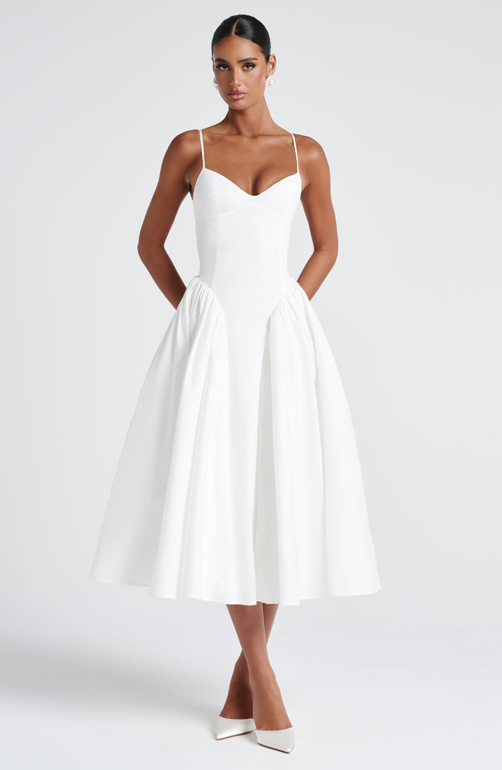 Ivory Emerson Midi Dress
