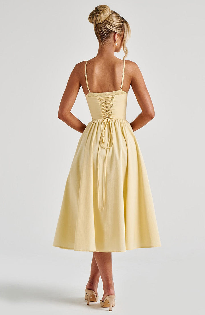 Lemon Midi Dress