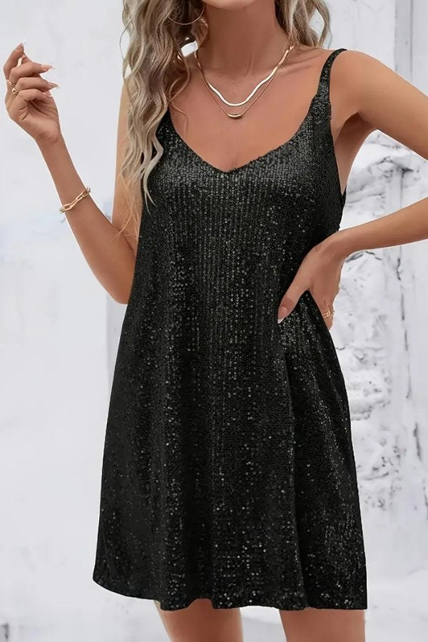 Women's Sequin Party Dress Mini