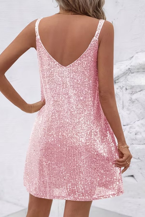 Women's Sequin Party Dress Mini