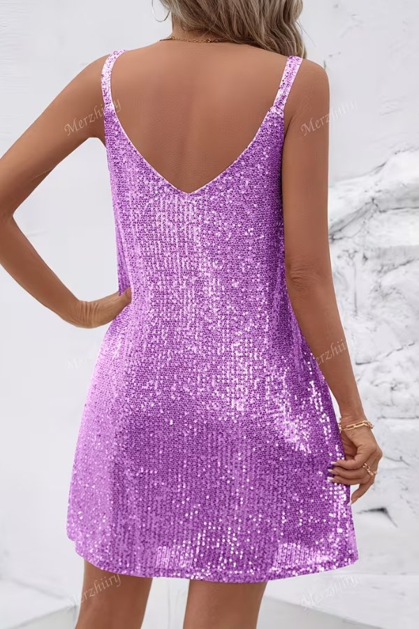 Women's Sequin Party Dress Mini