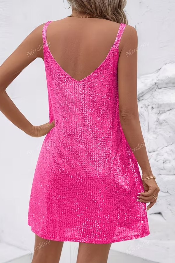 Women's Sequin Party Dress Mini