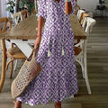 Boho V-Neck Summer Dress