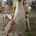 Boho V-Neck Summer Dress