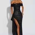 Women's Sequin Party Dress Maxi Gown