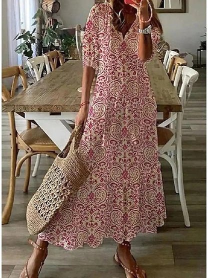 Effortless Boho Flattering Dress