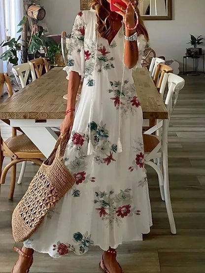 Effortless Boho Flattering Dress