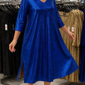 Women's Party Dress | Mini Sequin V-Neck Pocketed